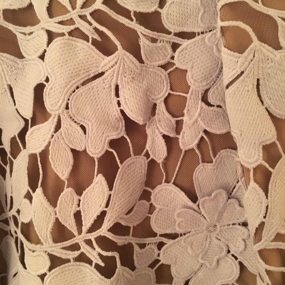 Self-Portrait Lilac Lace Midi Dress - Picture 3 of 5